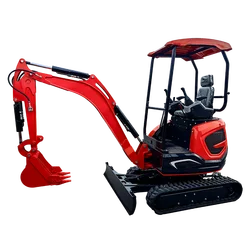 Customized 1.7ton 2ton 3.5ton Small Crawler Digger Micro Bagger Mini Excavator Ce Epa Home Farm