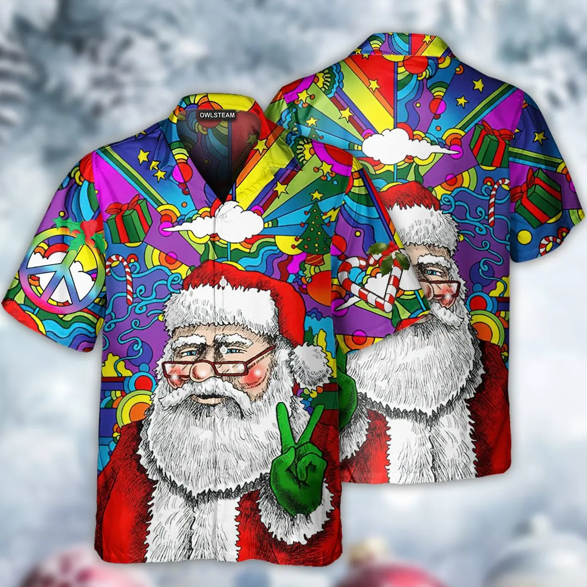 

Men's Shirts Short Sleeve Cuban Christmas Hawaiian Tops 3D Printed Men's Summer Holidays