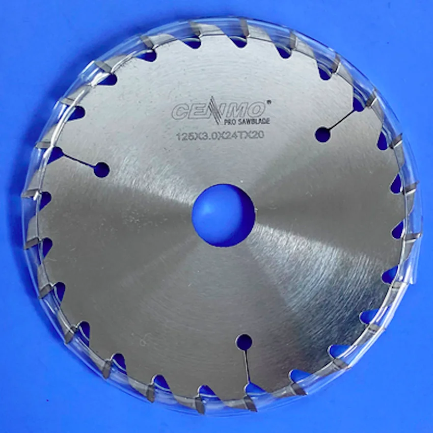 Cost Sale 125mm*3.0-10.0*20/25.4*18-24T TCT Teeth Profile Scoring Blade For Scoring Hard Wood/aluminum Plate/Soft Metal Profile