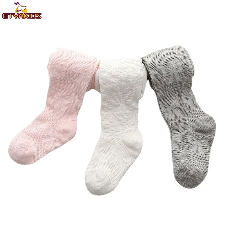 Children Tights Thin Breathable Infant Toddler Stockings for Young Girls Pantyhose Knitted Cotton Sock Baby Accessories