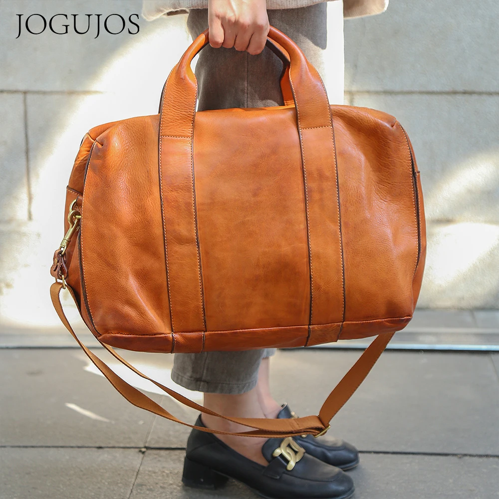 JOGUJOS Genuine Leather Women Handbag Fashion Design Shoulder Bag Messenger Bag Travel Bag Luxury Large Capacity Totes New