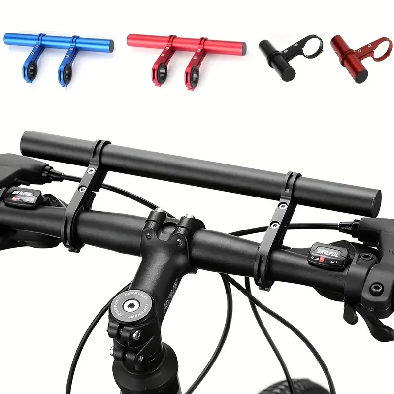10/20/30cm bicycle handlebar extension bracket MTB headlight installation extension pole highway mountain bike handlebar extensi image 5