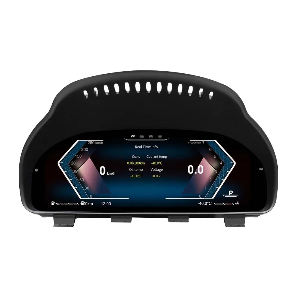 XONRICH 12.3" LCD-scherm digitaal instrumentencluster voor F07 F10 F11 F18 F06 F12 F13 F15 F25 F01 F02 F03 dashboard snelheidsmeter