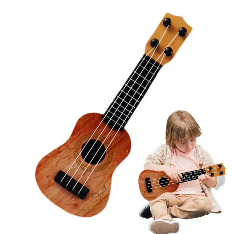 Kids Ukulele Guitar Musical Instruments Educational Toys Keep Tones Anti-Impact Kids Ukulele Beginner For Toddler Kids Boys