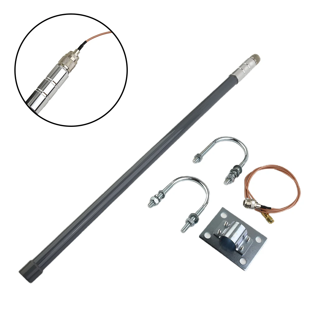 Antenna 12 Dbi Securing Clip 1meter Low Loss Cable RAK Wireless Aerial Helium Sensecap HNT 868Mhz 915Mhz Waterproof