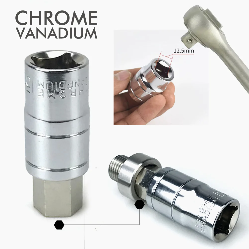 Automobile oil pan oil drain screw automobile stainless steel oil pan oil drain plug sliding tooth repair self-tapping oil screw