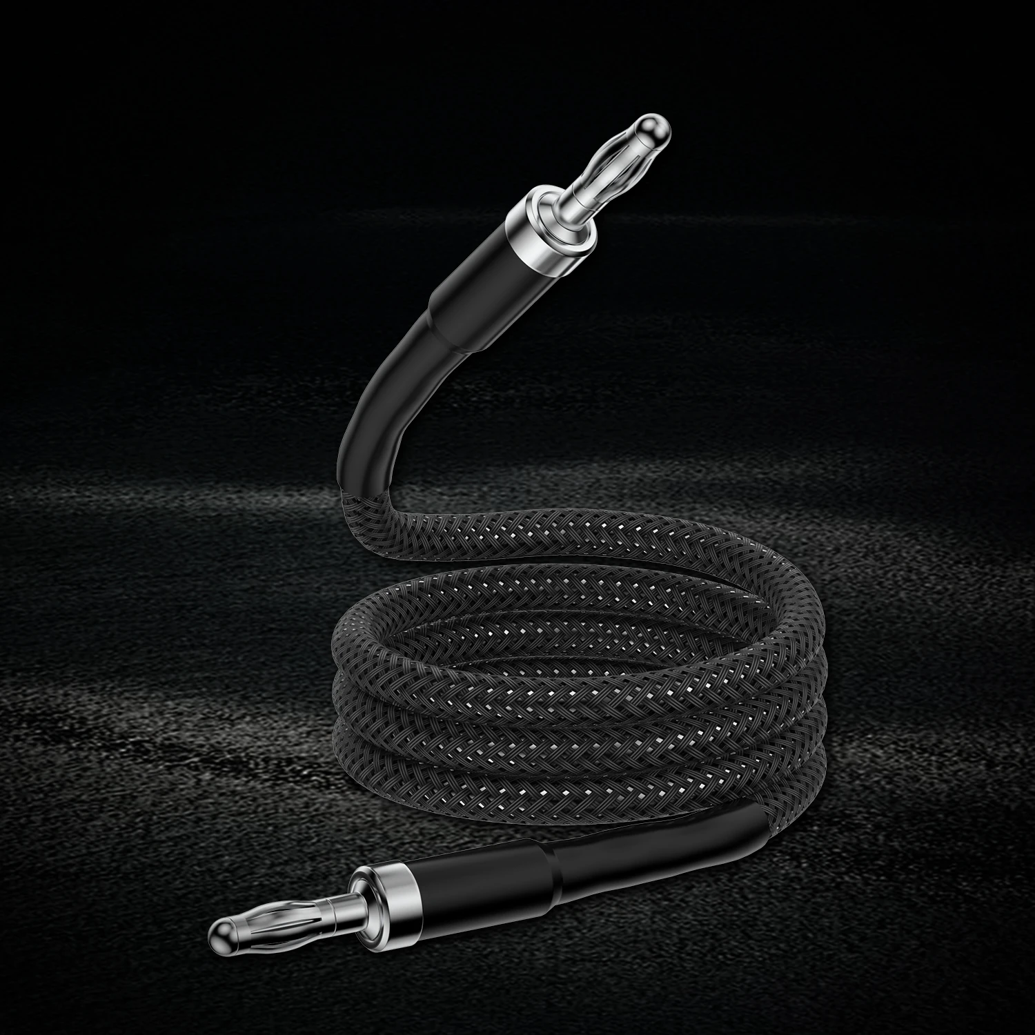 HIFI Silver‑Plated OCC Ground Wire Cable 2x0.8mm² U‑Terminal For LP Vinyl Turntable Record Player Phono System