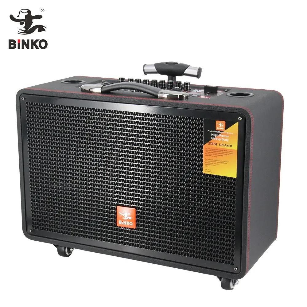 

Binko Hifi Wireless Outdoor Bass Electric Guitar Amplifier Amp Blue Tooth Speaker 10 Inch Professional Sound System Music Box