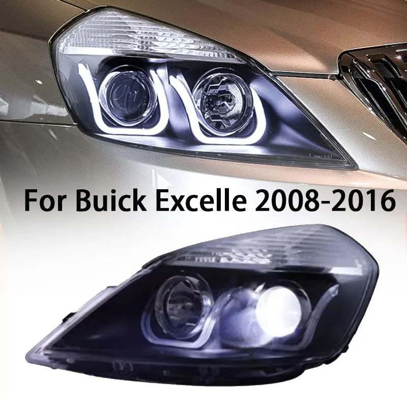 Car lights For Buick Excelle LED Headlights 2008-2016 Head Lamp Car Styling DRL Signal Projector Lens Automotive Accessories