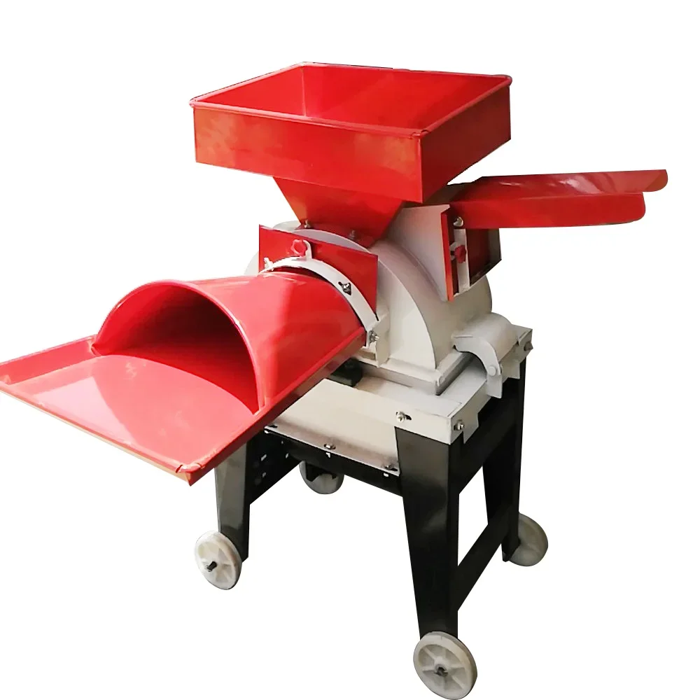 Agricultural Gasoline Engine Fodder Silage Grinder Animal Feed Straw Grass Chopper For Cattle