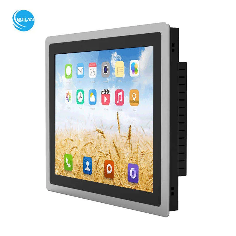 HUILAN 8 Inch 250 Nits IP65 Aluminum Shell 4G Capacitive Touch Screen Android Industrial Panel PC RK3288 2GB RAM 16GB SSD