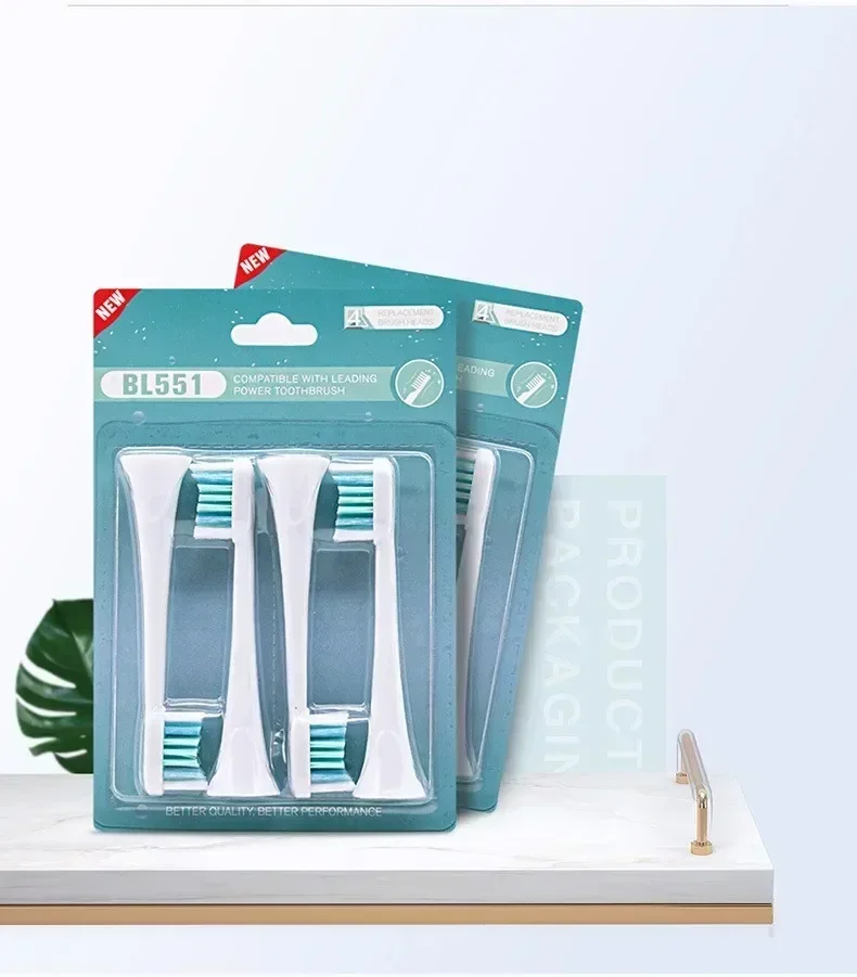 4 szt. Elektryczna szczoteczka do zębów wymienna główka główki szczoteczki do zębów dla Phil HX3/6/9 Series miękkie dysze z włosia Dupont ips