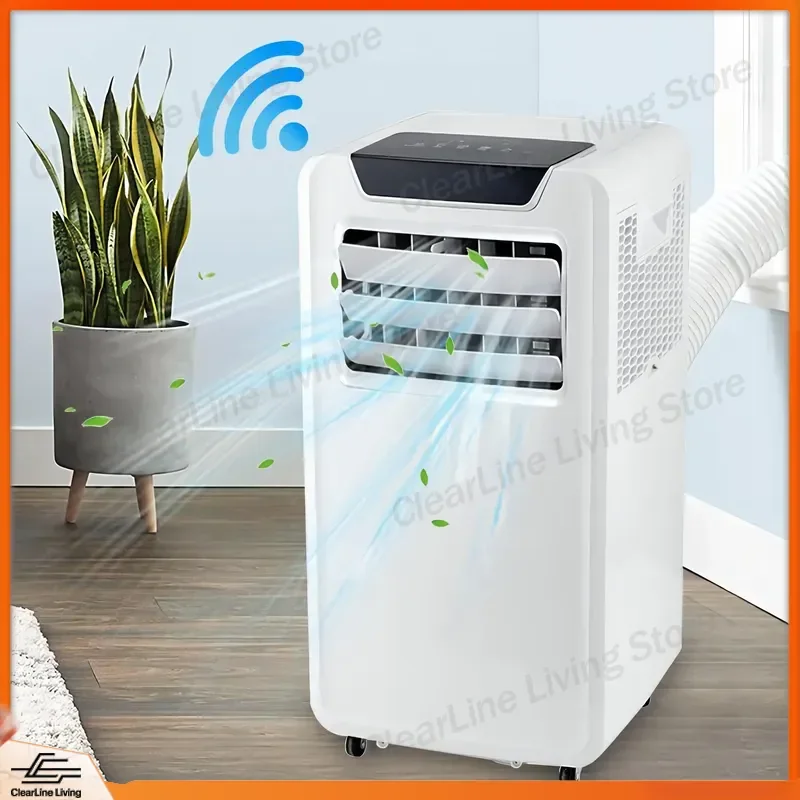 9000BTU Portable Air Conditioner Mobile AC Unit with Dehumidifier Fan Mode WiFi Tuya Smart Control Home Cooling