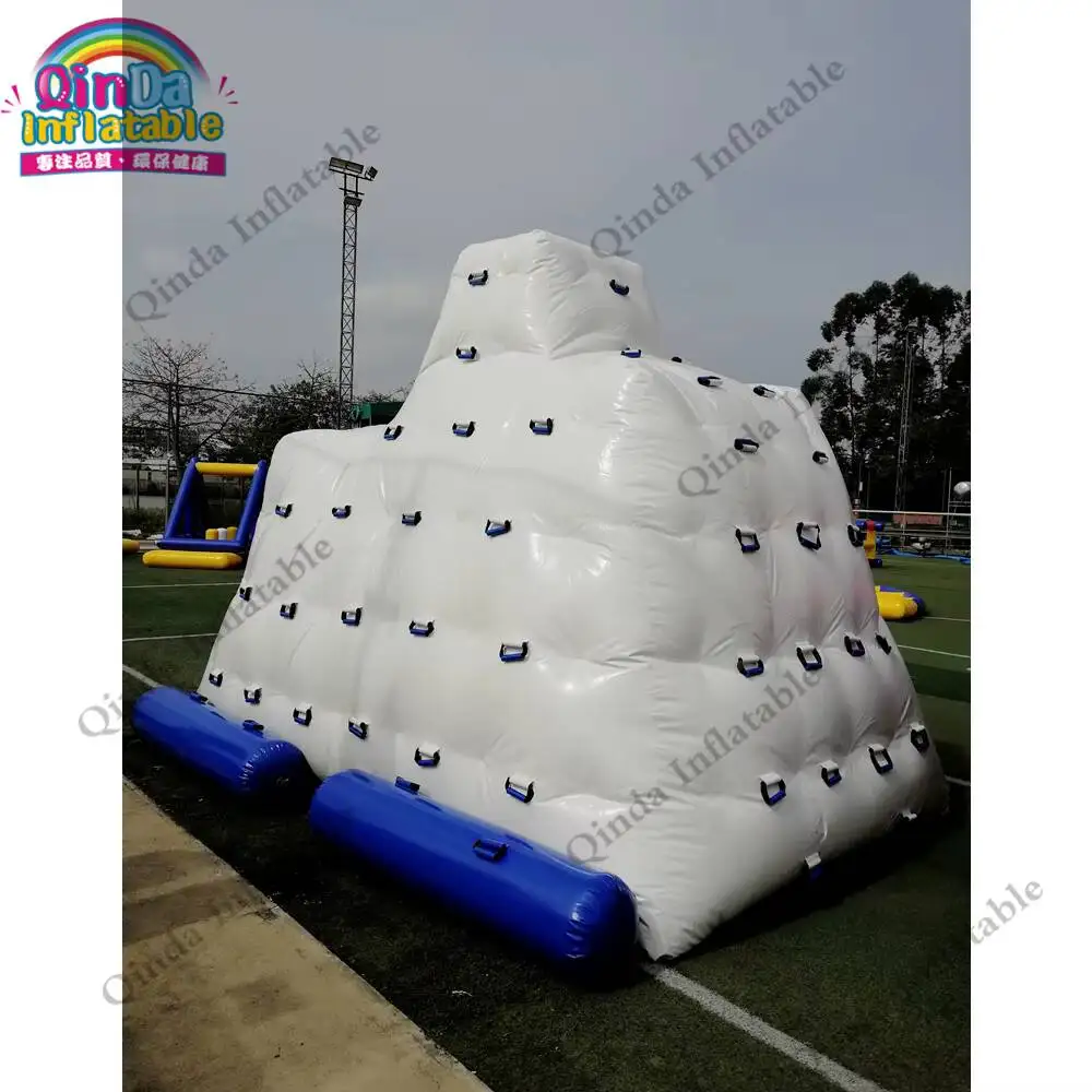 

Надувной аквапарк-аттракцион 5x4x4м: надувной айсберг для детей, игрушки для озера