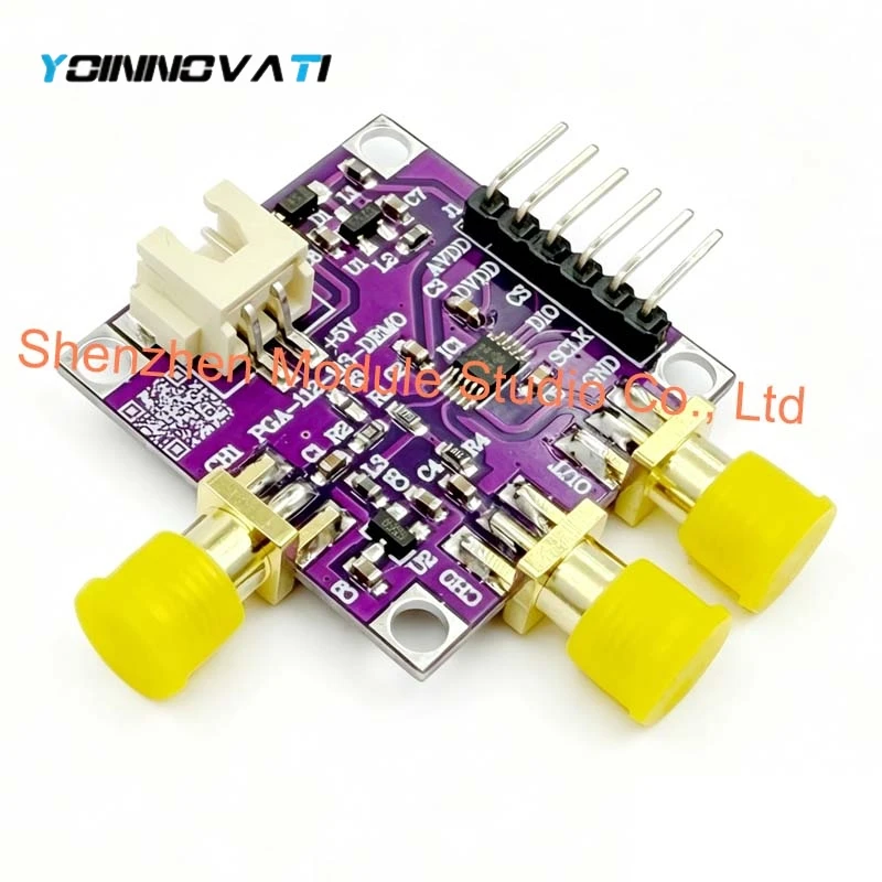PGA113 Signal Conditioning Module Adjustable Gain 1-200 Low Frequency Amplifier for ADC Front-End Processing