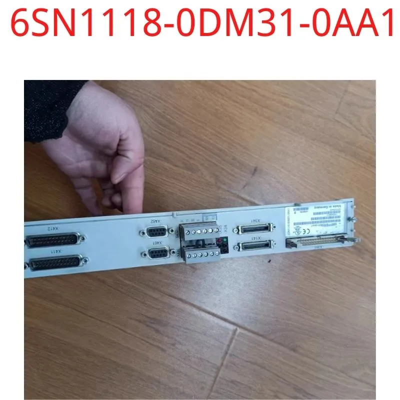 Used 6SN1118-0DM31-0AA1 SIMODRIVE 611 DIGITAL CONTROL LOOP BLOCK HIGH STANDARD, 2 AXES SIN/COS 1 VPP,