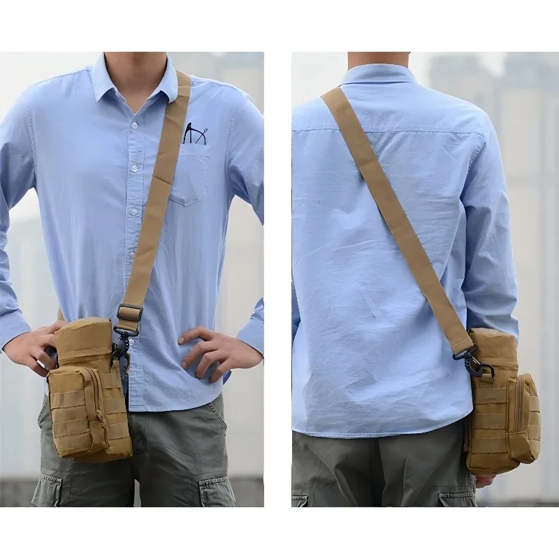 

New Water Bottle Hanging Bag Camping Cycling Multi Functional Shoulder Sports New Water Bottle Hanging Water Bottle Bag