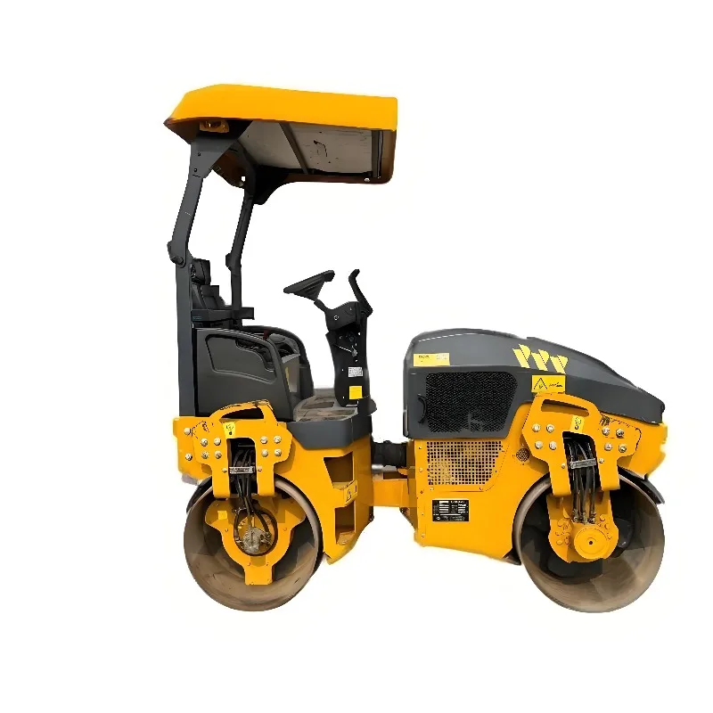 Compact Road Compactor Hydraulic Roller Machine For Asphalt Driveway And Sidewalk Construction