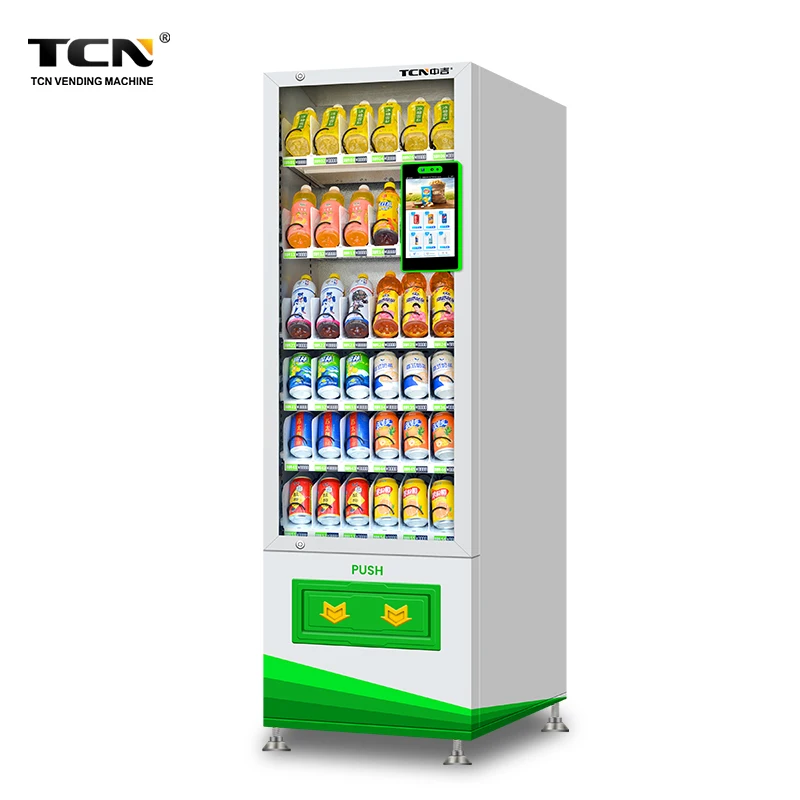 TCN Vending Machine Small Business Machine Ideas Slim Cashless Vending Machine With QR code For Southeast Asia