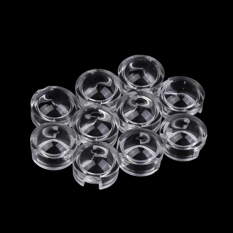 10Pcs 13MM LED Lens 1W 3W 5W High Power Lights Lense 15 30 45 60 90 100 Degree PMMA Smooth Face For Infrared Monitor CCTV