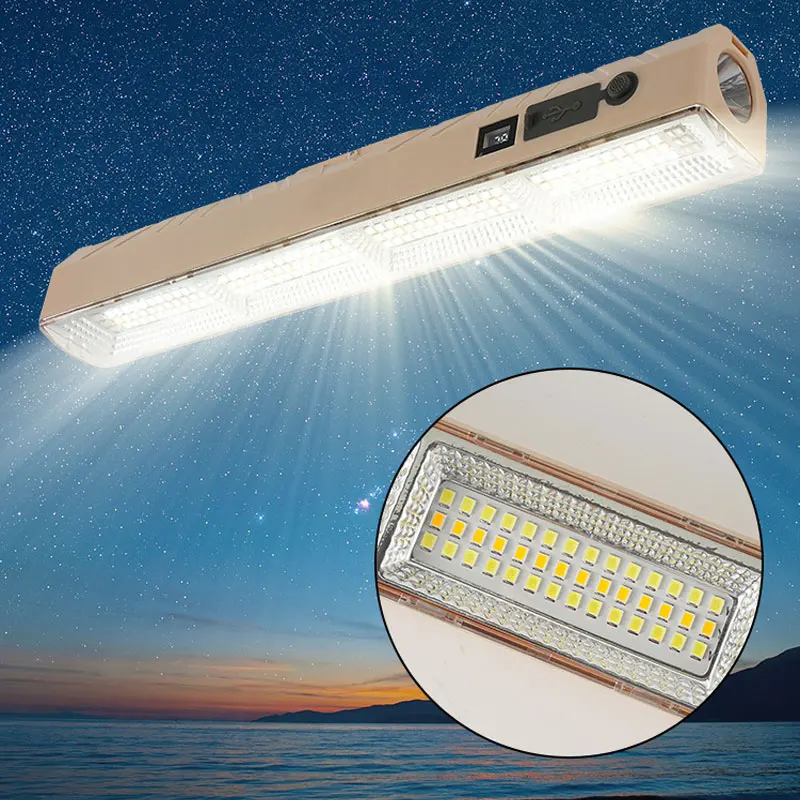 

Прожекторы Перезаряжаемые осветительные лампы Уличный киоск Ночной рынок Световые трубки Открытый водонепроницаемый светильник для палатки Светодиодные аварийные фонари