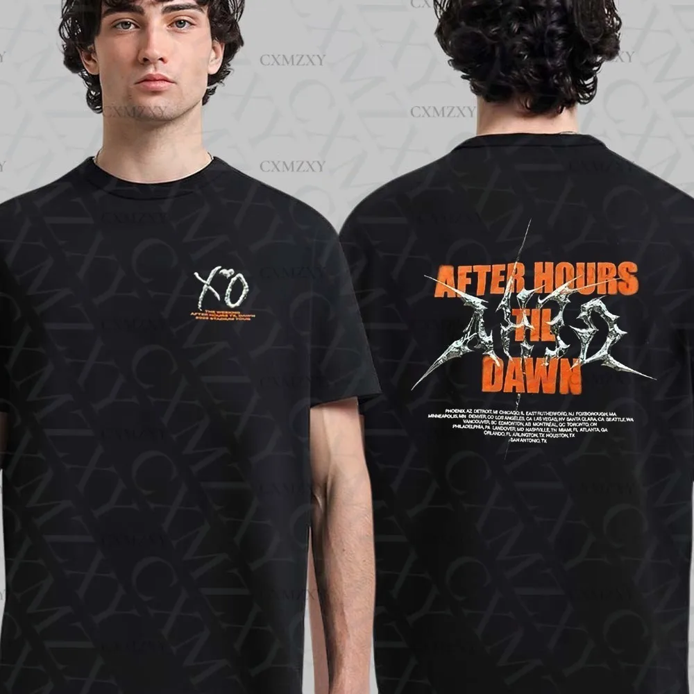 

The Weeknd After Hours Til Dawn Tour Merch 2025 T Shirt 2 Side Fan Gift S-3XL
