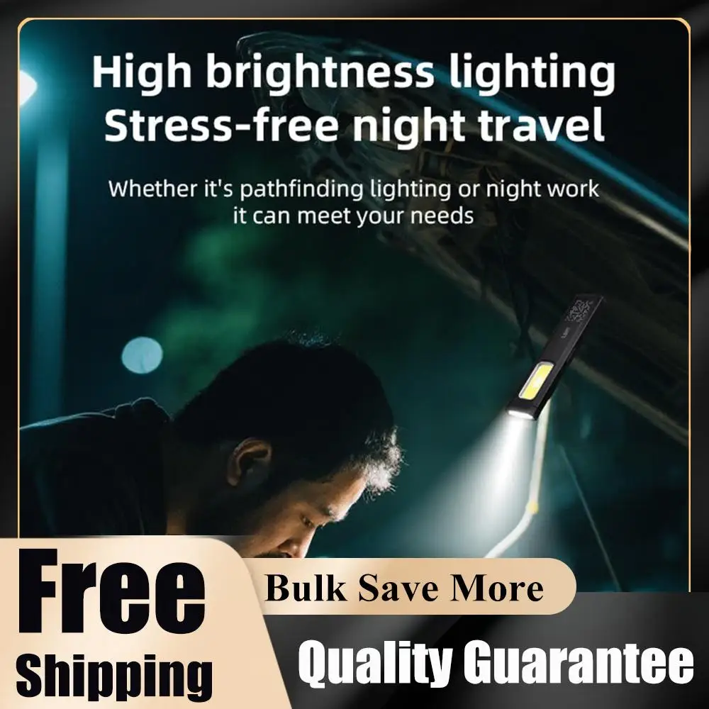 

Миниатюрный портативный перезаряжаемый светодиодный фонарь для улицы, водонепроницаемый, с магнитным креплением, карманный фонарик для дома, кемпинга и экстренных ситуаций