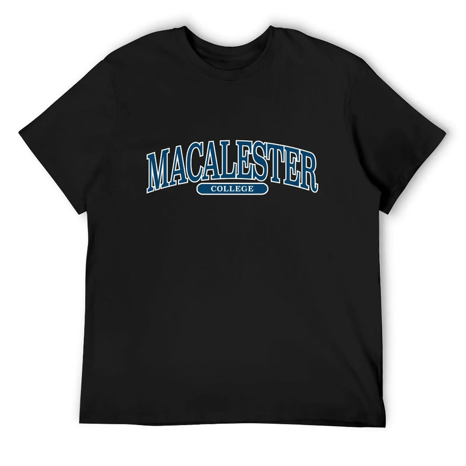 macalester college - serif font curved T-Shirt sublime shirts graphic tee men tshirt