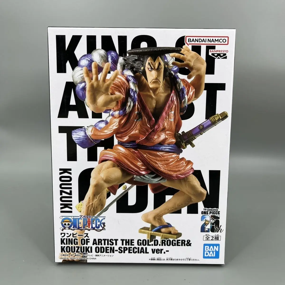 Genuine Action Anime ONE PIECE KING OF ARTIST THE DOL D ROGER KOUZUKI ODEN SPECIAL Ver Figure Model Toys for Kids Adults Gifts