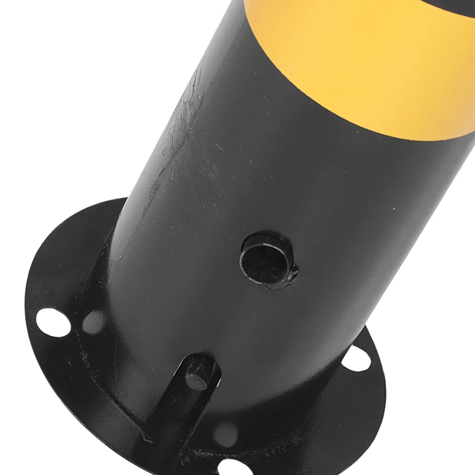 Heavy-Duty Steel Safety Bollard Post for Parking Lots Driveway Security Barrier High-Visibility Yellow Warning Column Traffic