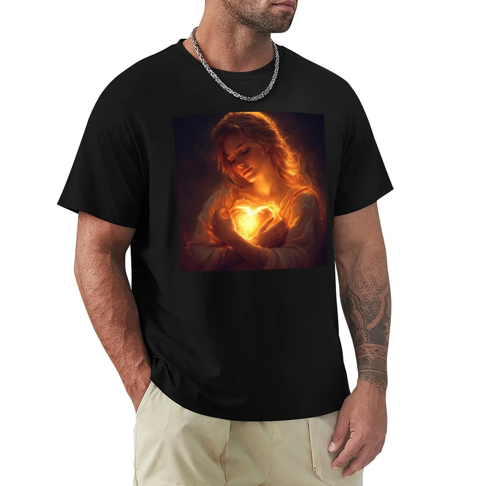 Self Compassion T-Shirt Basic Solid Color Casual Tee Shirt