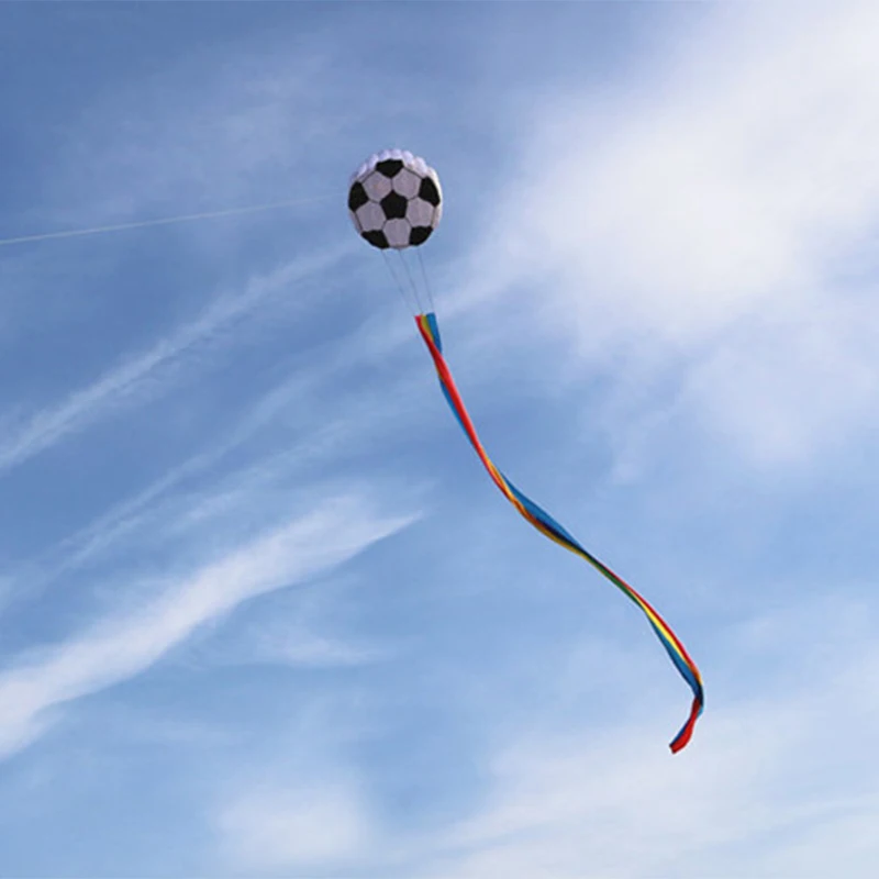 Spedizione gratuita aquilone da calcio giocattoli volanti per bambini pipa voadora cometas de viento infantil drachen steigen kite adulti all'aperto