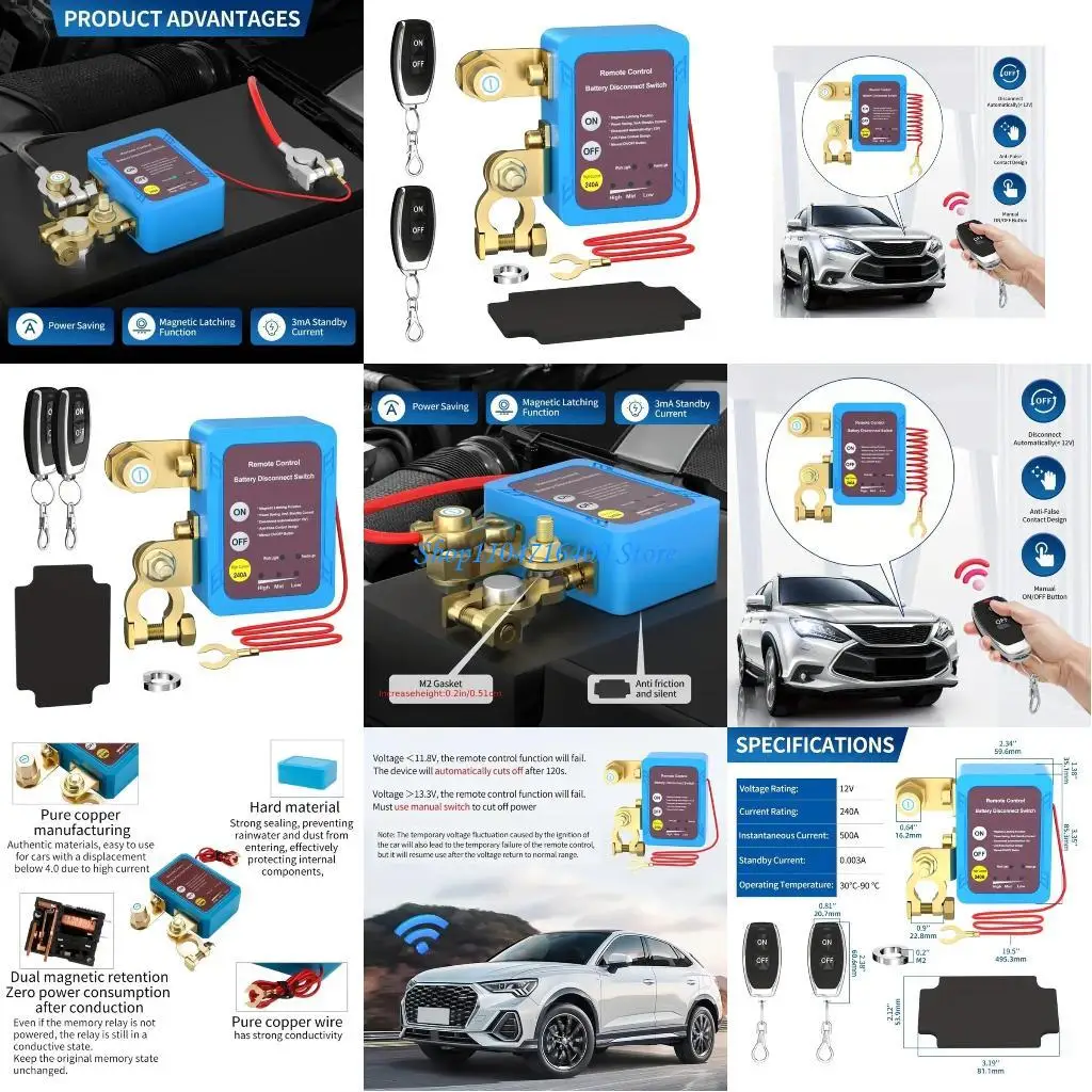 y1gd-自動電源シャット-スイッチ-リモート-バッテリー切断スイッチ-バッテリー-スイッチ-バッテリー-スイッチ-カット-アイソレーター