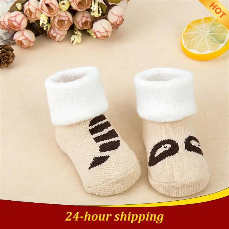 

1PCS Baby Socks Boys Print Thick Terry Clothes Newborn Accessories Kids Children Toddlers Slipper Gift Clothes Infant