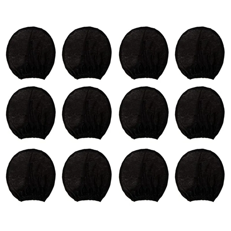 400PCS Disposable Microphone Covers Individually Packaged, Suitable for Most Handheld Microphones, Non-Woven, Black