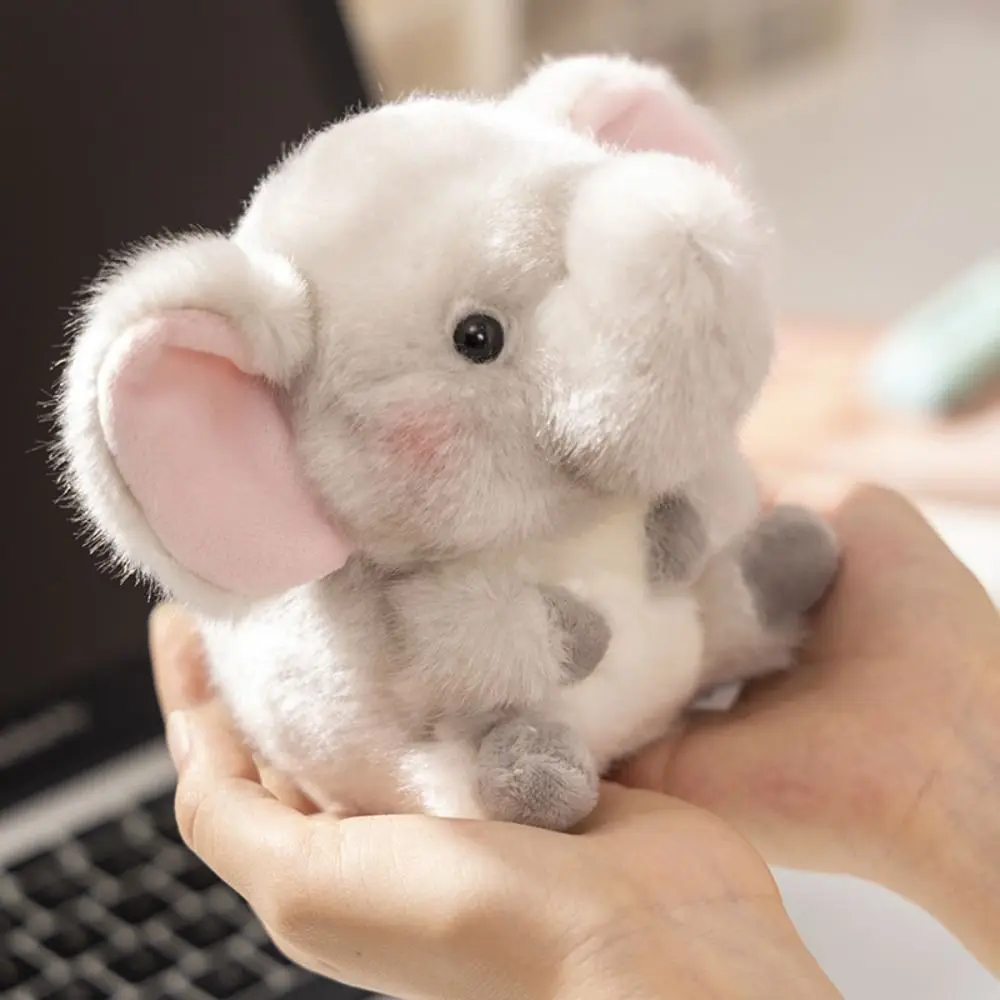 Hamster Plüsch Kaninchen Puppe Anhänger Elefant Pinguin Schwein Kuh Plüsch Schlüsselanhänger Niedliche Robbe Schwein Kaninchen Puppe Plüsch Schlüsselanhänger