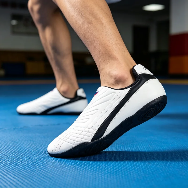 2026 New Luxury Men Taekwondo Shoes Anti-Slip Martial Art Sneakers Light Weight Tai Chi shoes Mens Good Quality Wushu Shoe Man