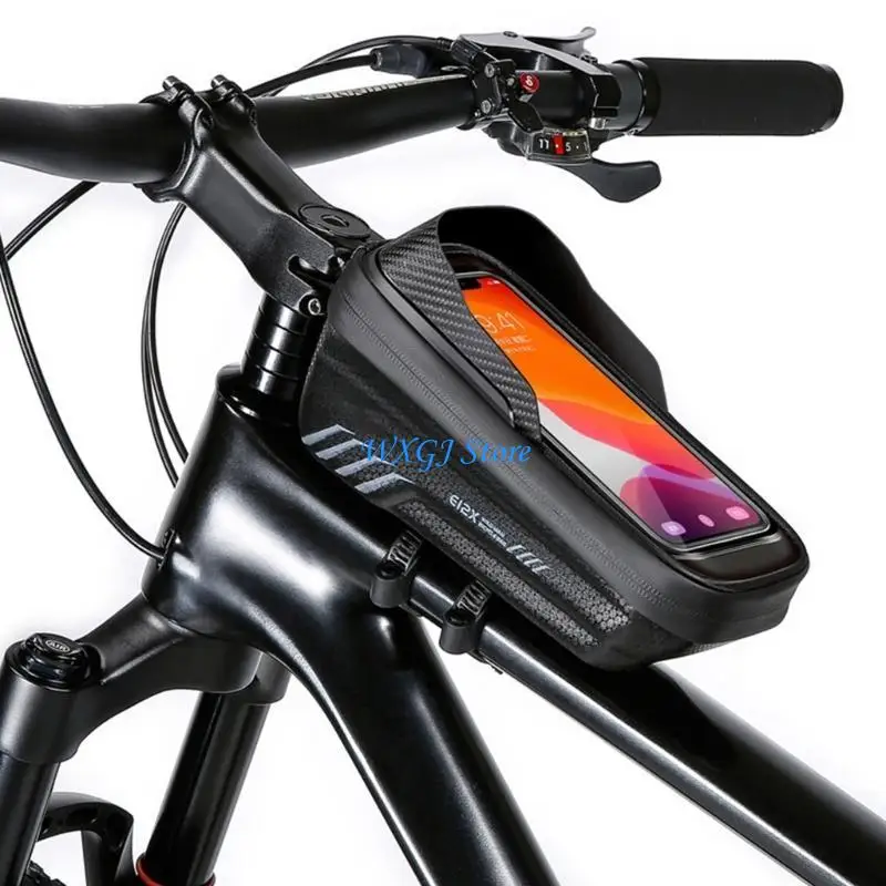 37JE Road Bicycles Bag Multifunctional Bike Bag Durability Cycling Front Pouches for Mountain Bike Essential