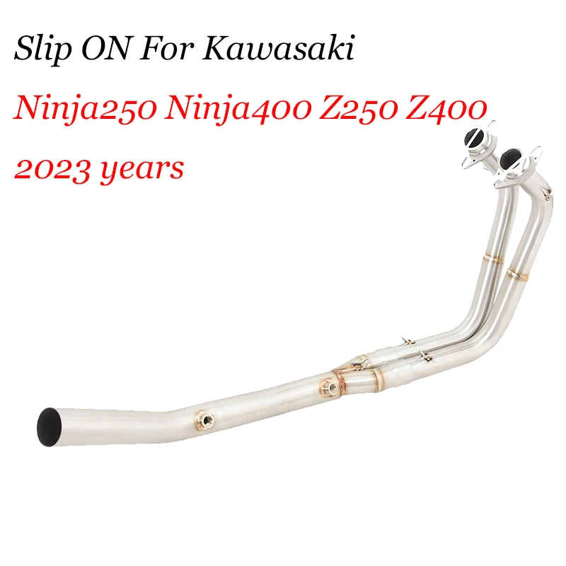 

For Kawasaki Z400 Z250 Ninja 400 250 2023 Slip-on Exhaust System Motorcycle Header Link Pipe Slip On Original Muffler Escape