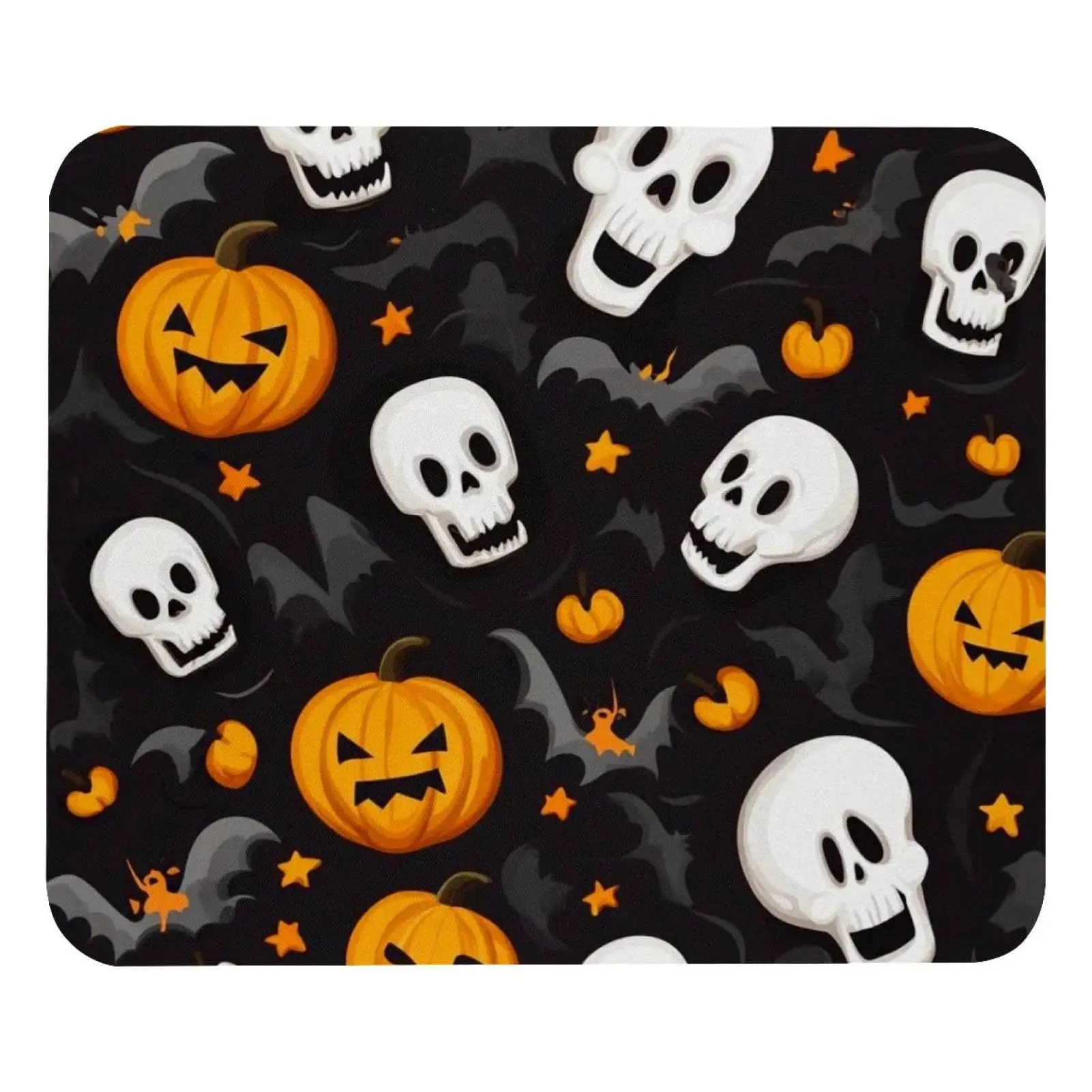 

Funny Pumpkin And Ghosts Printing Square Mouse Pads Comfortable Gaming Mousepad Mouse Mat Keyboard Mats Desk Pad 22x18cm