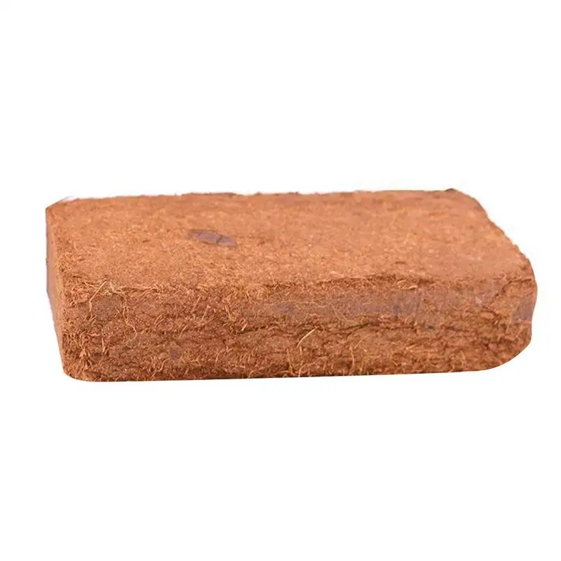 Organic Compressed Coconut Husk Brick High Expansion Coconut Substrate Coco Husk For Garden Flowers Plants