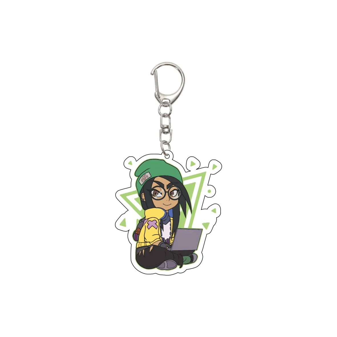 55MM VALORANT games Keychain Key Chain Acrylic Model Plate Christmas Gifts view 4