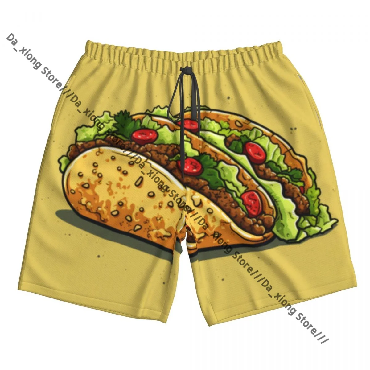 رجل السباحة القصيرة ملابس السباحة التاكو خلفية جذوع ملابس السباحة ملابس الشاطئ Boardshorts