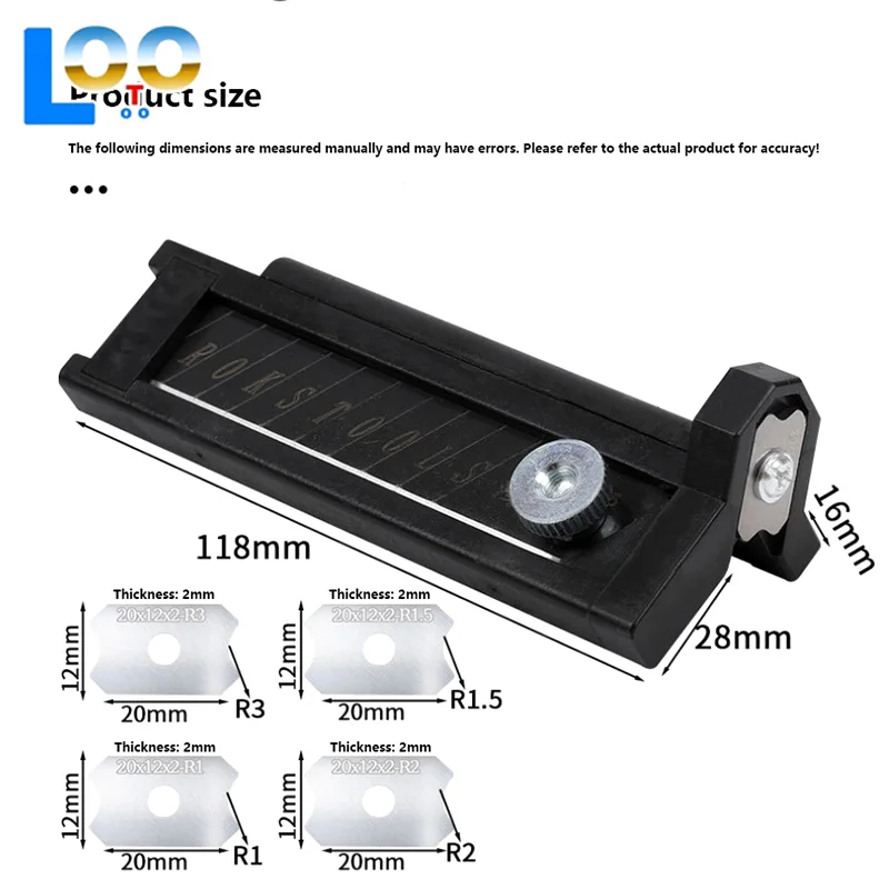 Woodworking Blade Edge Corner Planer Edge Banding Arc Trimming Manual Planer Wood Chamfering Fillet Scraper Board Deburring Tool