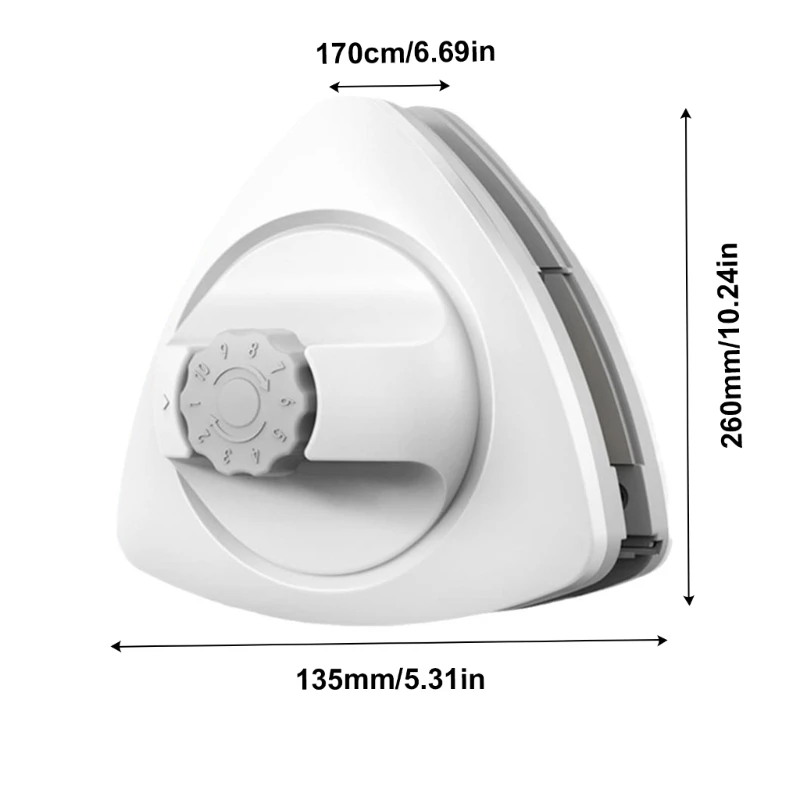 사용하기 쉬운 자기 유리 클리너 창 유지 관리 도구 조정 5-25mm 유리에 적합한 창 청소 장치