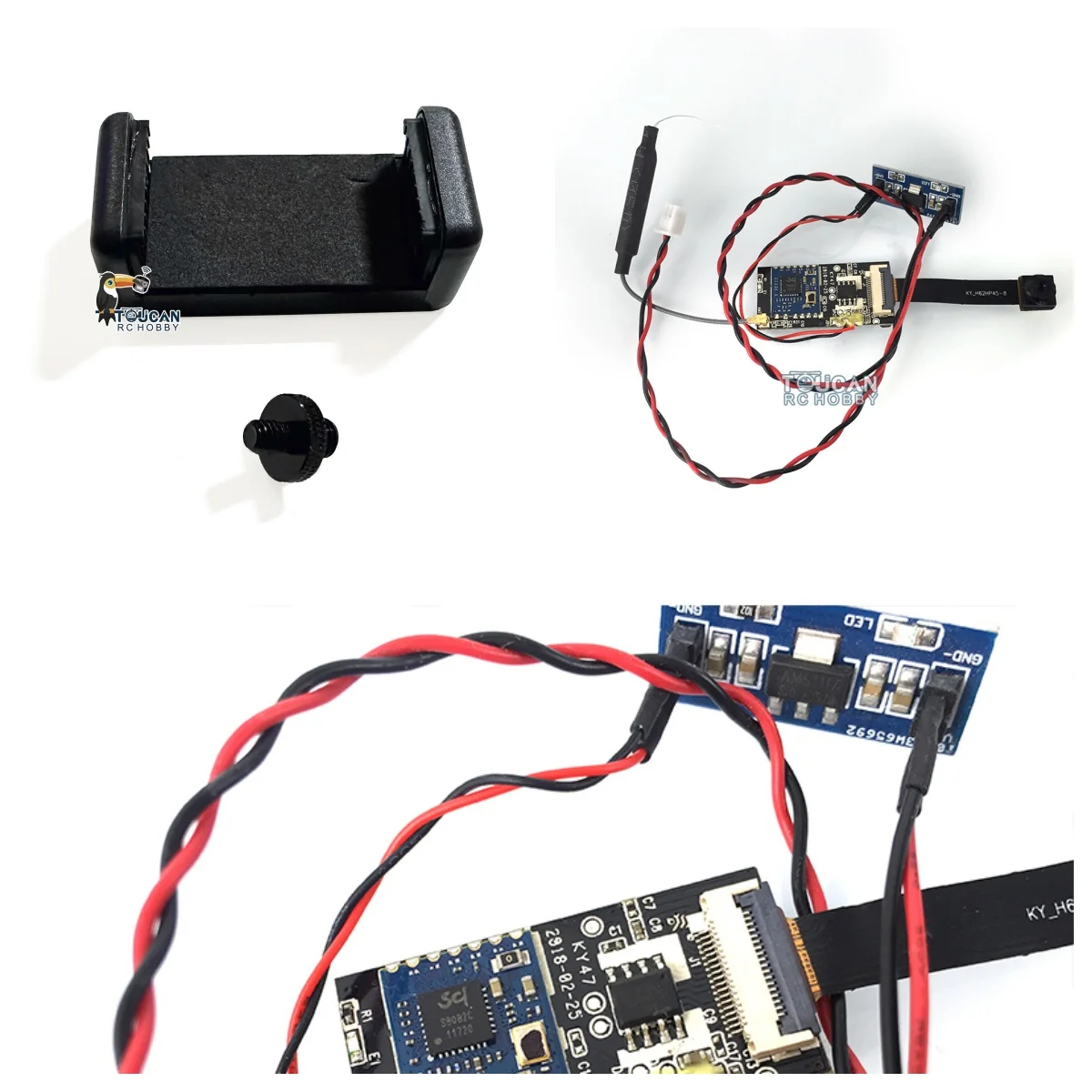 

FPV Camera Bracket Rack for Heng Long 1/16 RC Battle Tanks Remote Control Tank Model Spare Parts For First Person View