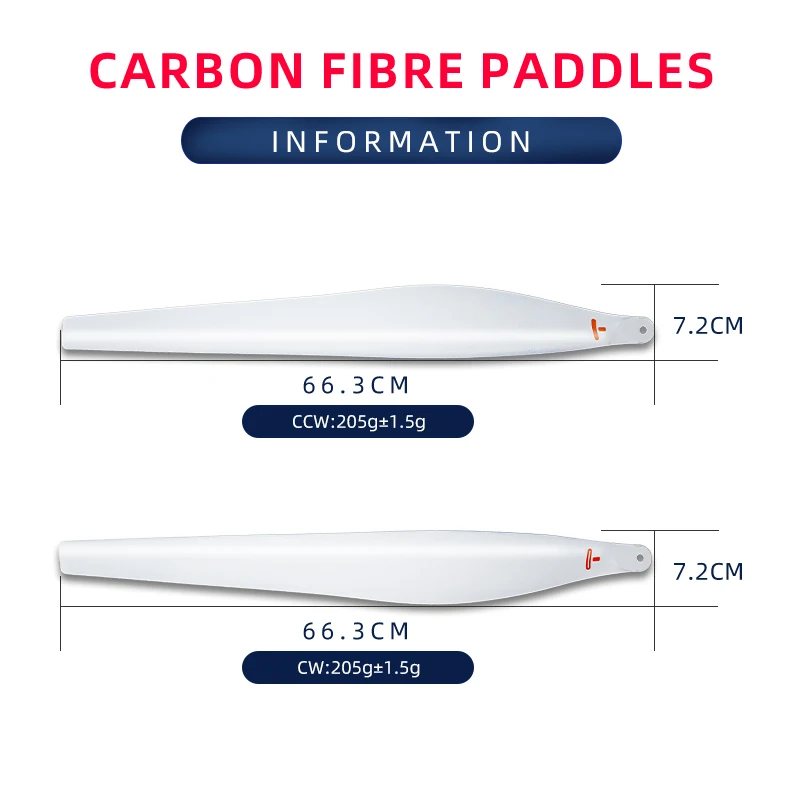 Agras T20P U5413 CW CCW Carbon Fiber Plastic Mix White Propellers for DJI Agriculture Drone Parts Accessories