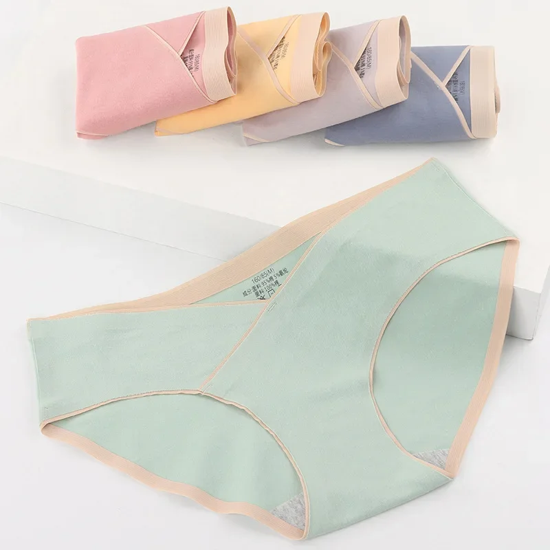 

Новое женское бесшовное дышащее нижнее белье из чистого хлопка с низкой талией, удобные мягкие высококачественные треугольные брюки из чистого хлопка