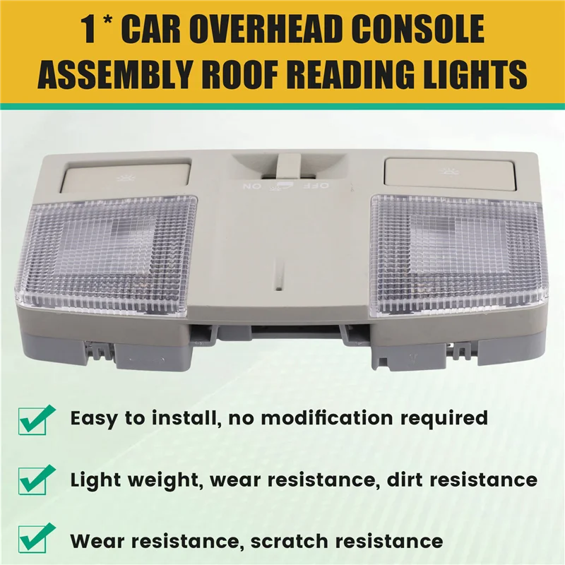 

AASS-Car Overhead Console Assembly Roof Reading Lights BBM4-69-970B-75 For Mazda 3 2010-2013