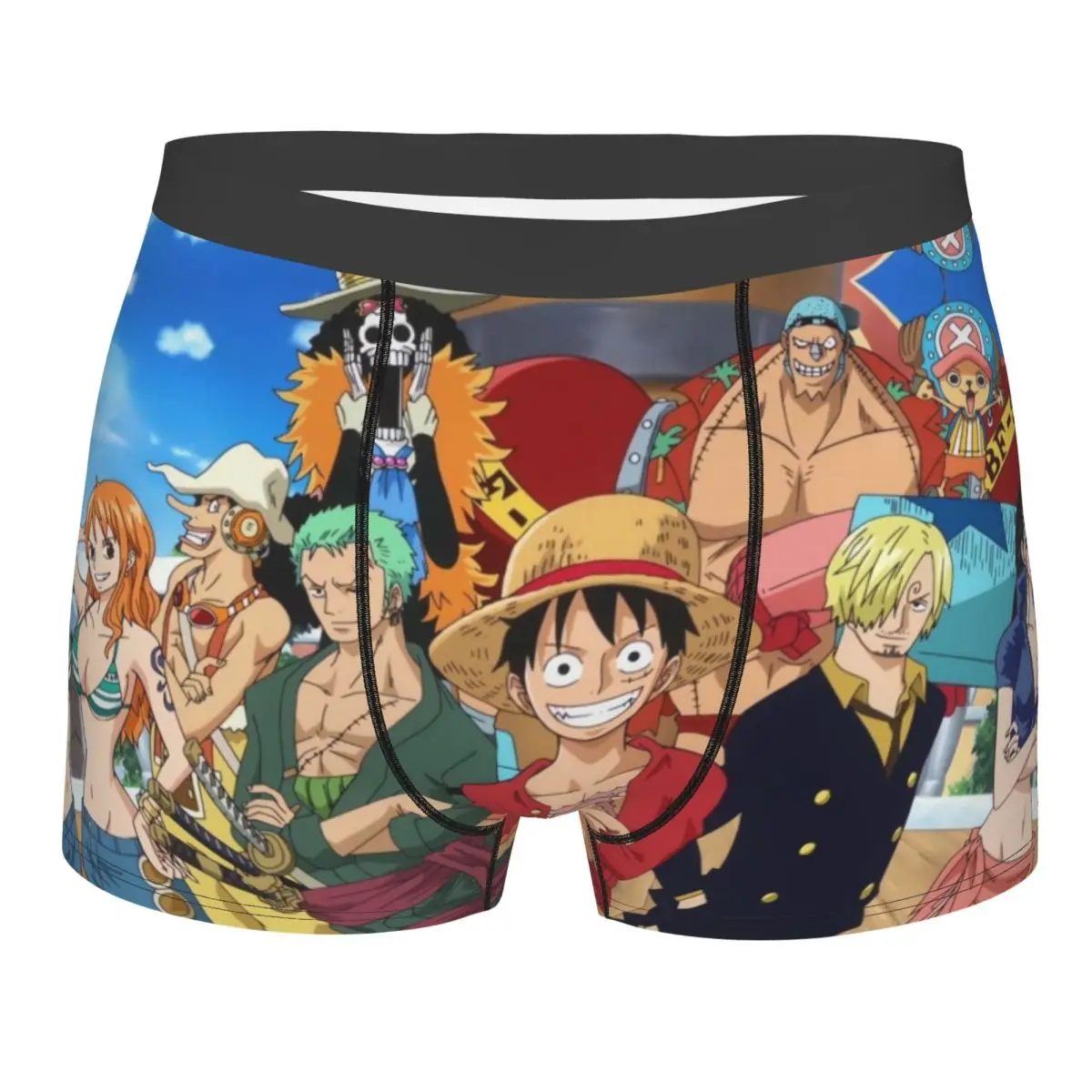 

Man Luffy Zoro Tony Chopper Anime Boxers Humor Underwear Boxer Underpants